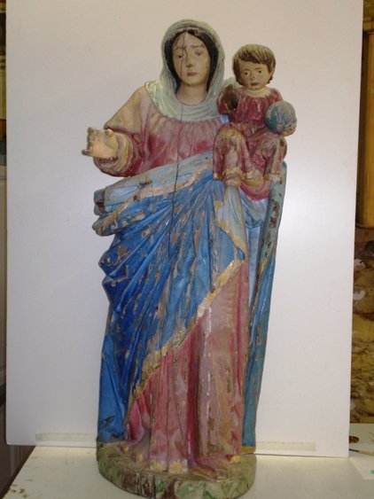 Nossa Senhora com o Menino — antes