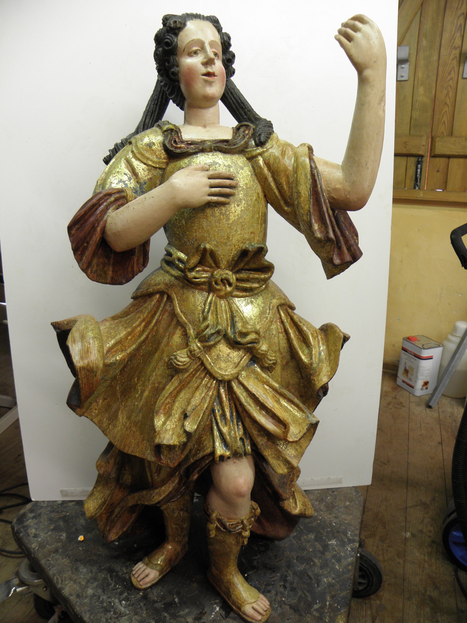 Escultura de Castro Daire — depois