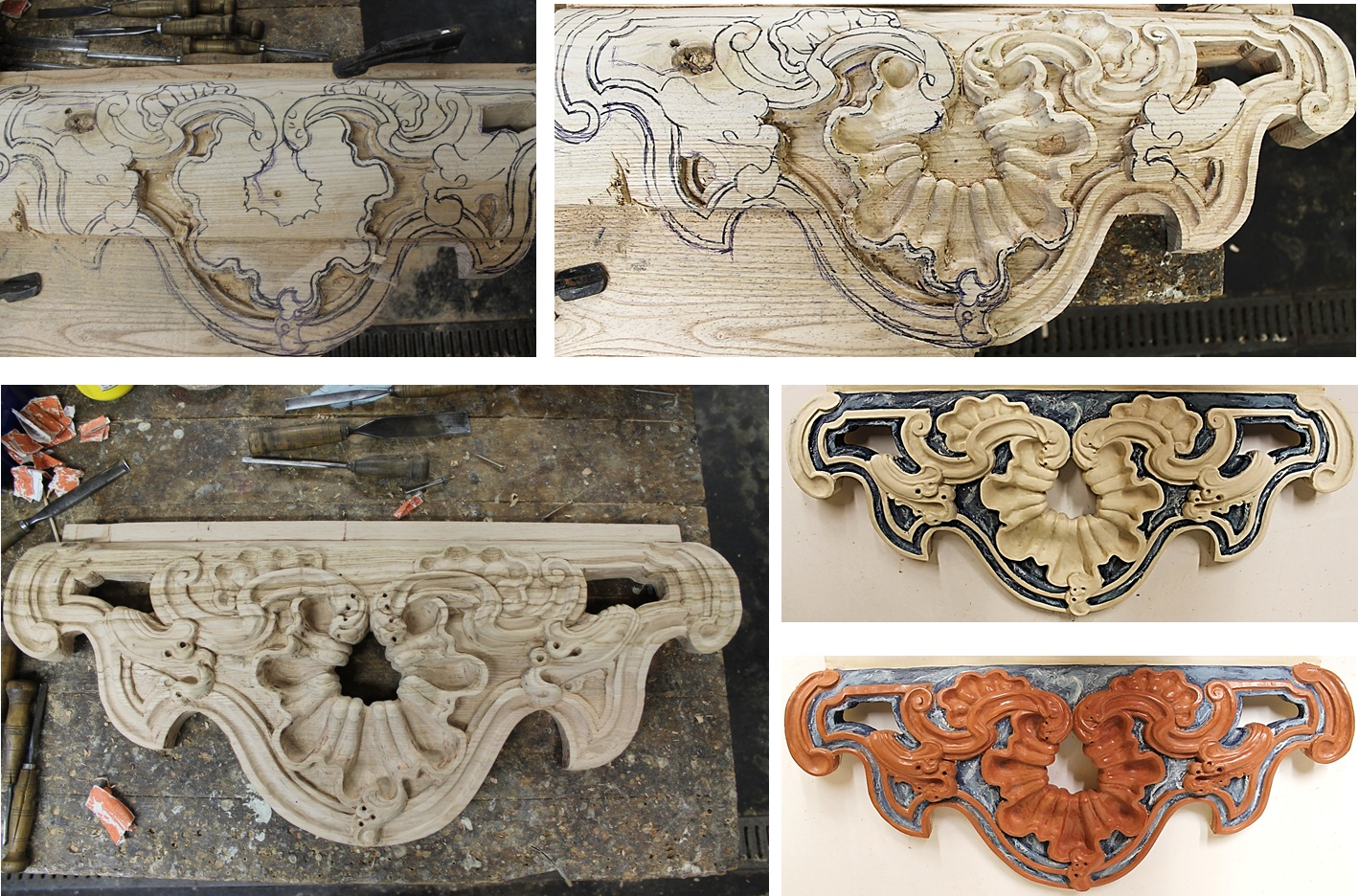 Credência — pormenor decorativo
